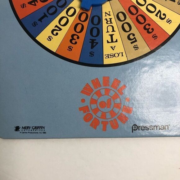 1985 pressman wheel of fortune replacement spinner board only dollar amounts - Picture 2 of 8